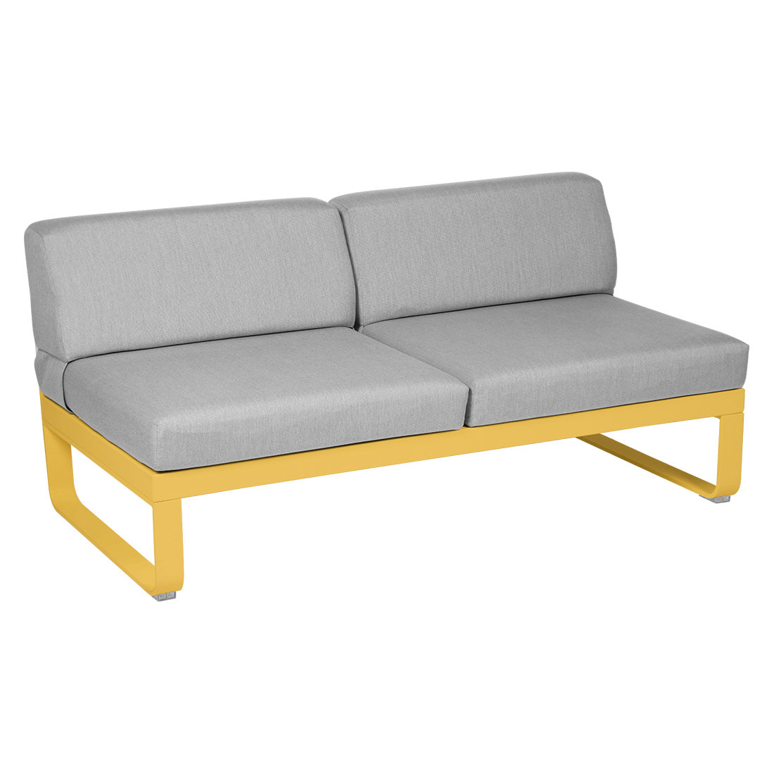 BELLEVIE 2-SEATER CENTRAL MODULE-FLANNEL GREY CUSHION