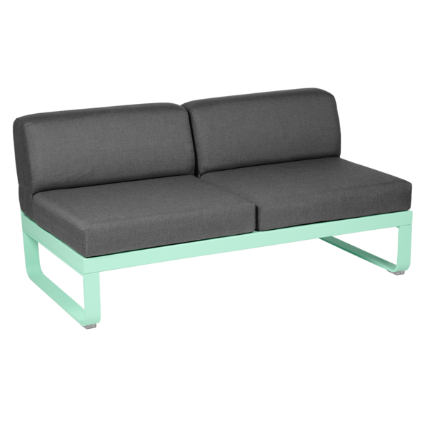 BELLEVIE 2-SEATER CENTRAL MODULE-GRAPHITE GREY CUSHION