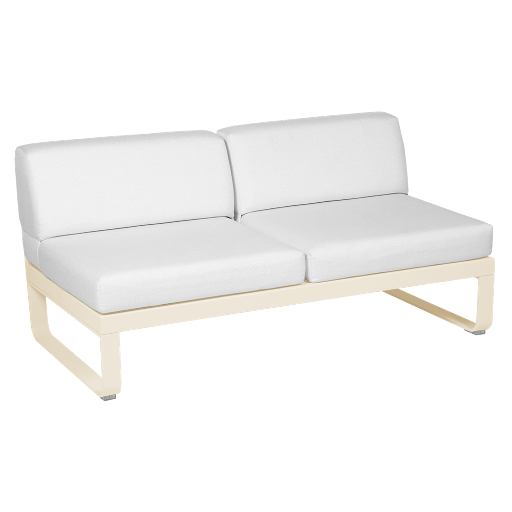 BELLEVIE 2-SEATER CLUB SOFA-FLANNEL GREY CUSHION