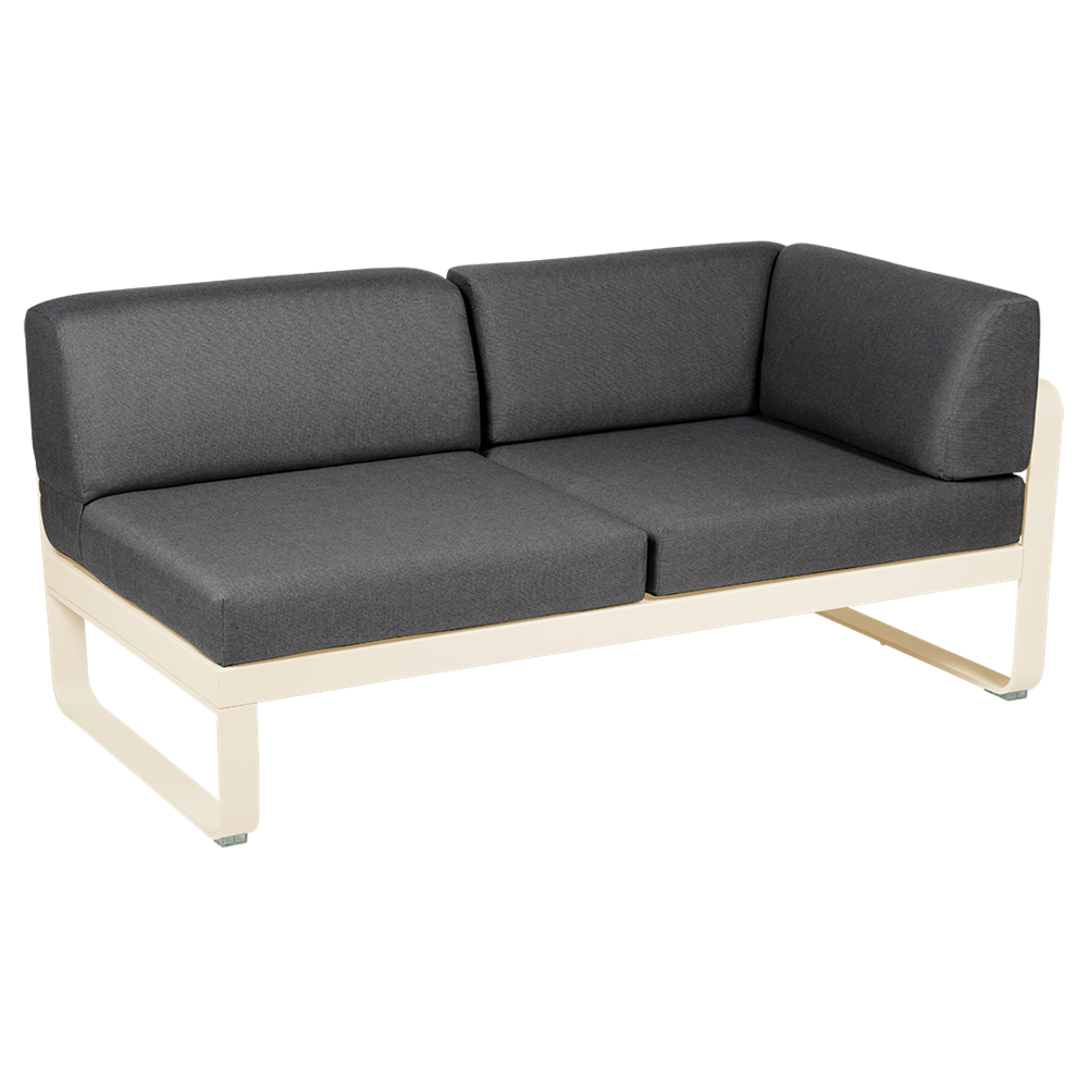 BELLEVIE 2-SEATER RIGHT CORNER MODULE-GRAPHITE GREY CUSHION