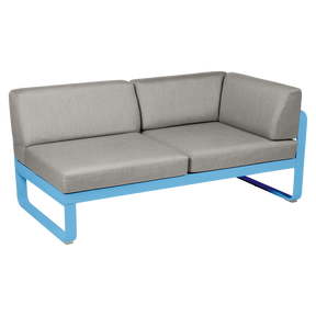 BELLEVIE 2-SEATER RIGHT CORNER MODULE-TAUPE GREY CUSHION
