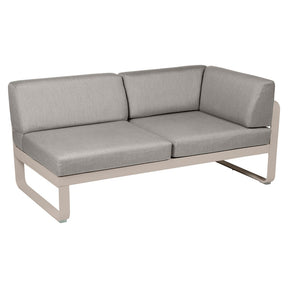 BELLEVIE 2-SEATER RIGHT CORNER MODULE-TAUPE GREY CUSHION