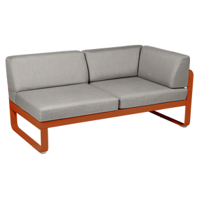 BELLEVIE 2-SEATER RIGHT CORNER MODULE-TAUPE GREY CUSHION