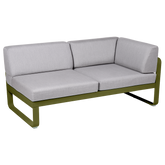 BELLEVIE 2-SEATER RIGHT CORNER MODULE-FLANNEL GREY CUSHION