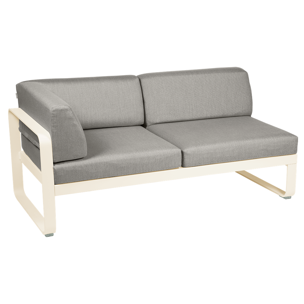 BELLEVIE 2-SEATER LEFT CORNER MODULE-TAUPE GREY CUSHION