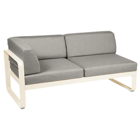 BELLEVIE 2-SEATER LEFT CORNER MODULE-TAUPE GREY CUSHION
