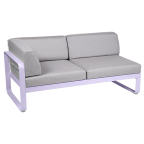 BELLEVIE 2-SEATER LEFT CORNER MODULE-FLANNEL GREY CUSHION