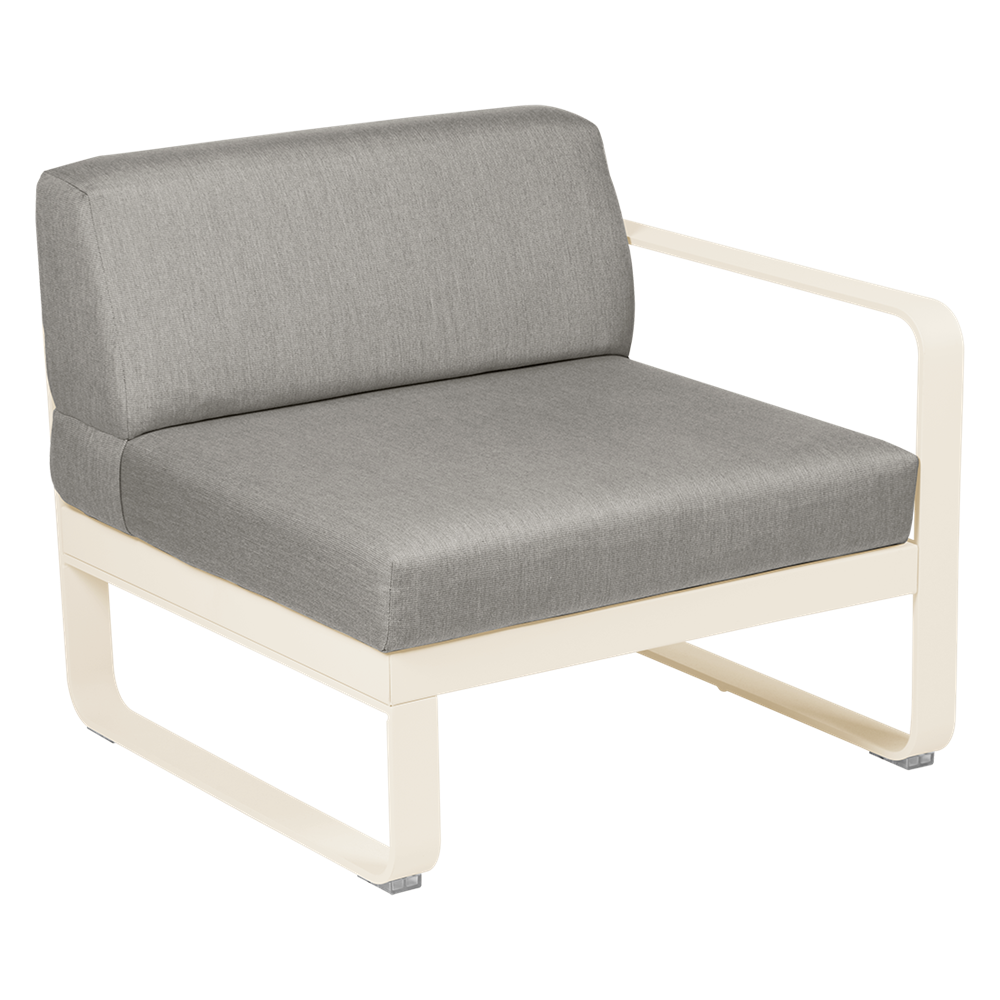 BELLEVIE 1-SEATER RIGHT MODULE-FLANNEL GREY CUSHION