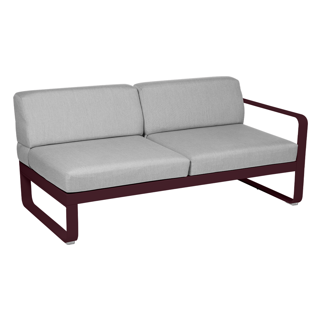 BELLEVIE 2-SEATER RIGHT MODULE-FLANNEL GREY CUSHION