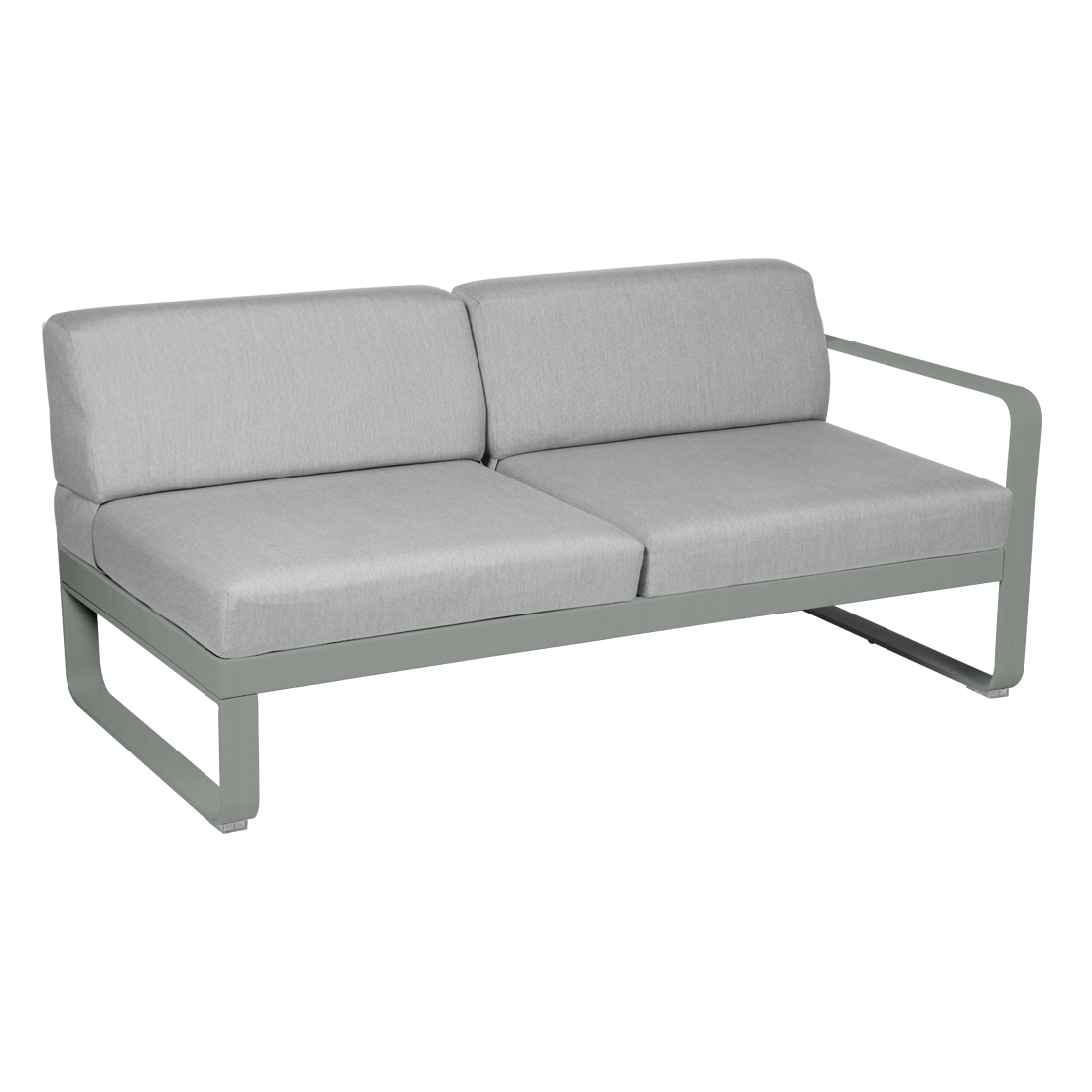 BELLEVIE 2-SEATER RIGHT MODULE-FLANNEL GREY CUSHION