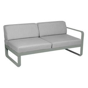 BELLEVIE 2-SEATER RIGHT MODULE-FLANNEL GREY CUSHION