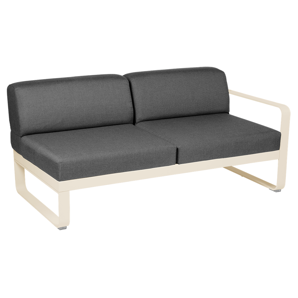 BELLEVIE 2-SEATER RIGHT MODULE-GRAPHITE GREY CUSHION