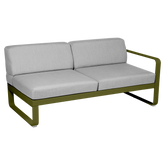 BELLEVIE 2-SEATER RIGHT MODULE-FLANNEL GREY CUSHION