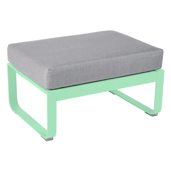 BELLEVIE 1-SEATER OTTOMAN-FLANNEL GREY CUSHION