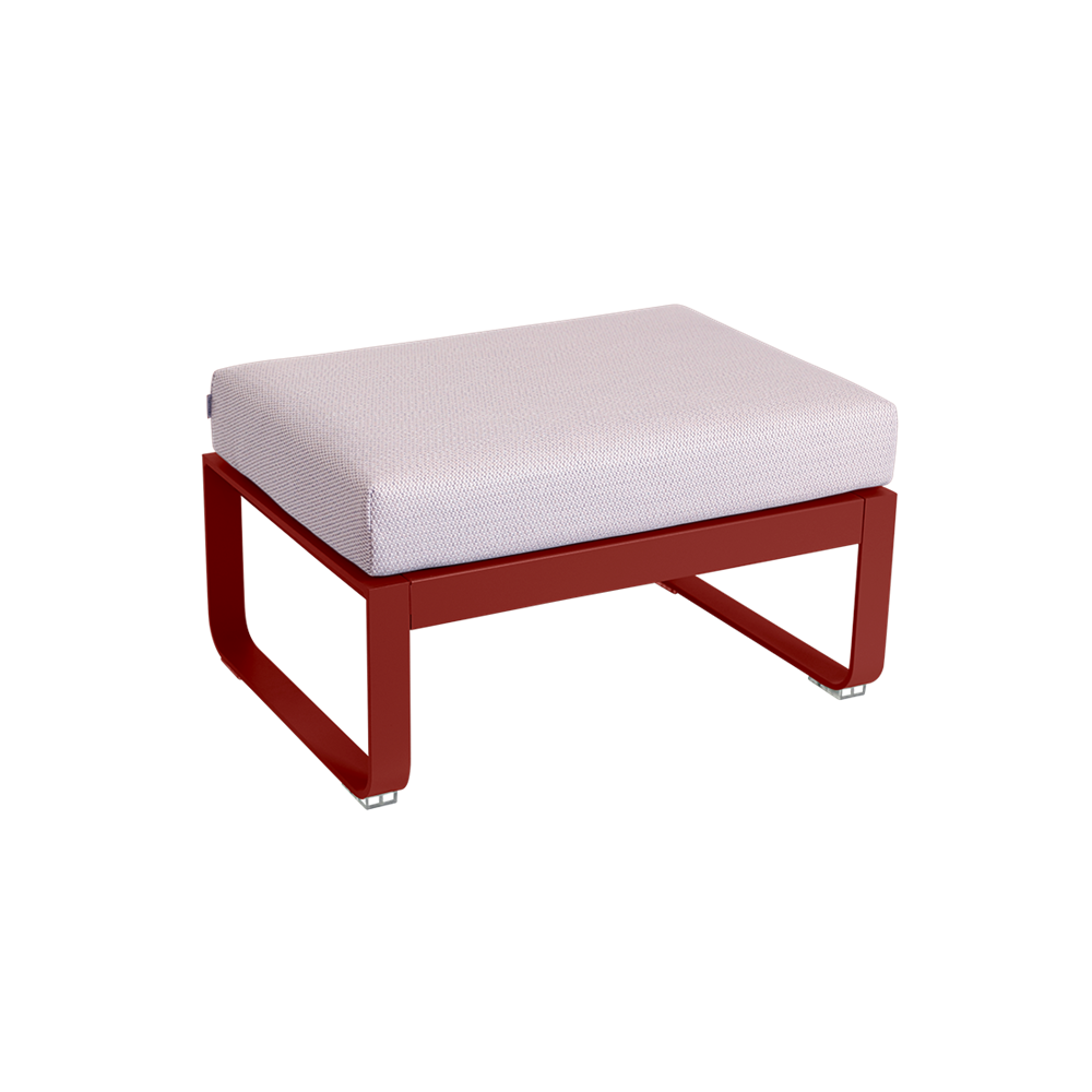 BELLEVIE 1-SEATER OTTOMAN-PEARL CUSHION