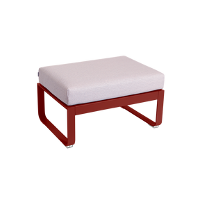 BELLEVIE 1-SEATER OTTOMAN-PEARL CUSHION