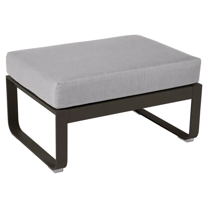 BELLEVIE 1-SEATER OTTOMAN-FLANNEL GREY CUSHION