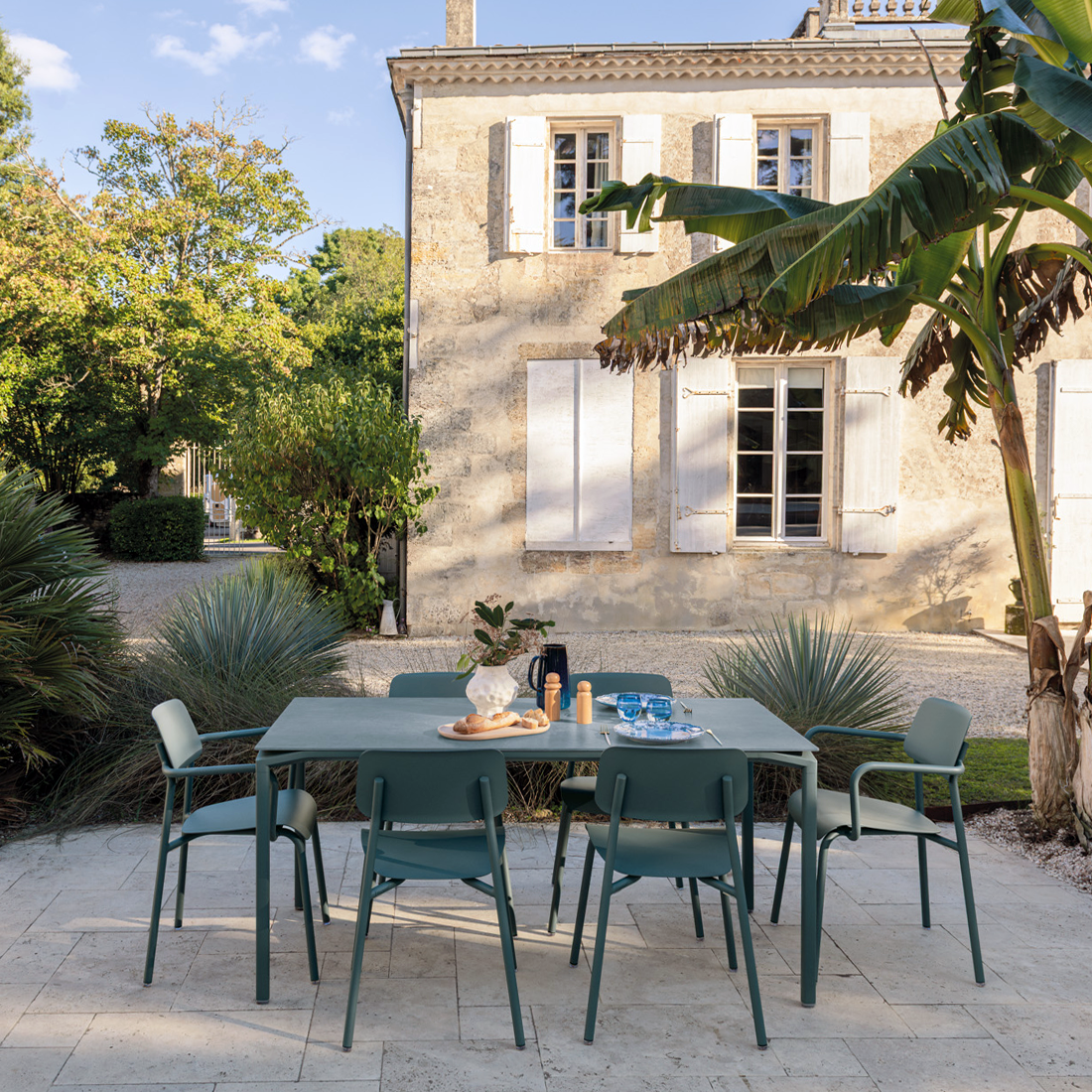 CALVI KRETA MINERAL TABLE 195 X 95 CM-GREY