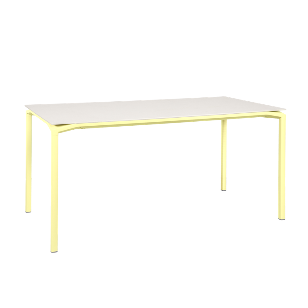 CALVI AERIS MINERAL TABLE 160 X 80 CM-WHITE/CREAM
