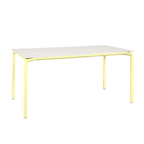 CALVI AERIS MINERAL TABLE 160 X 80 CM-WHITE/CREAM