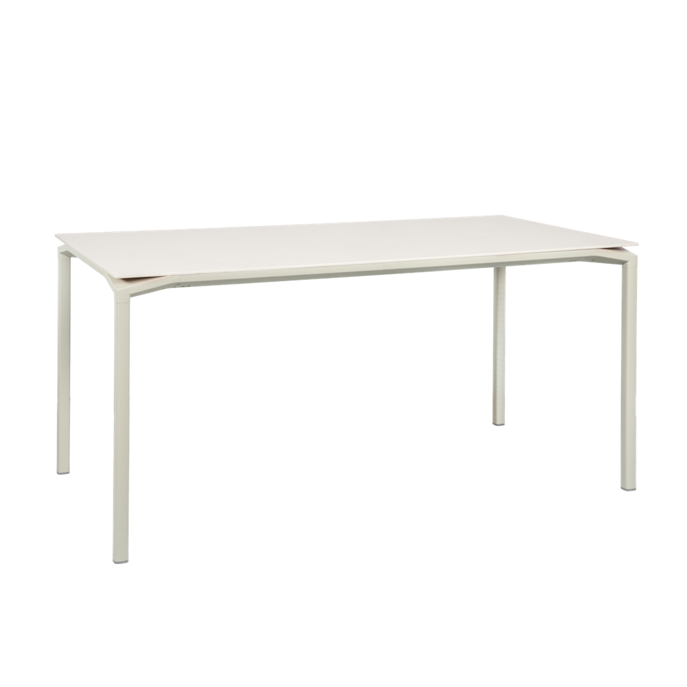 CALVI AERIS MINERAL TABLE 160 X 80 CM-WHITE/CREAM