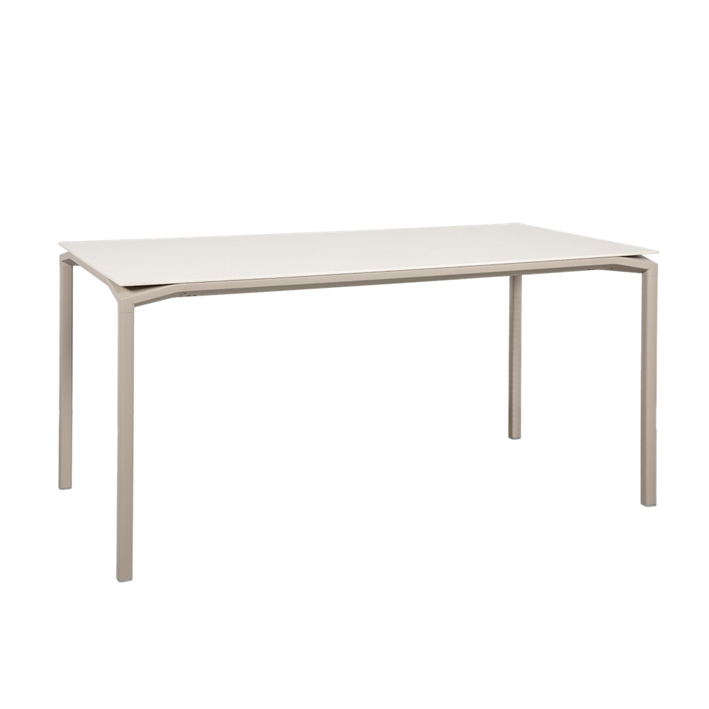 CALVI AERIS MINERAL TABLE 160 X 80 CM-WHITE/CREAM