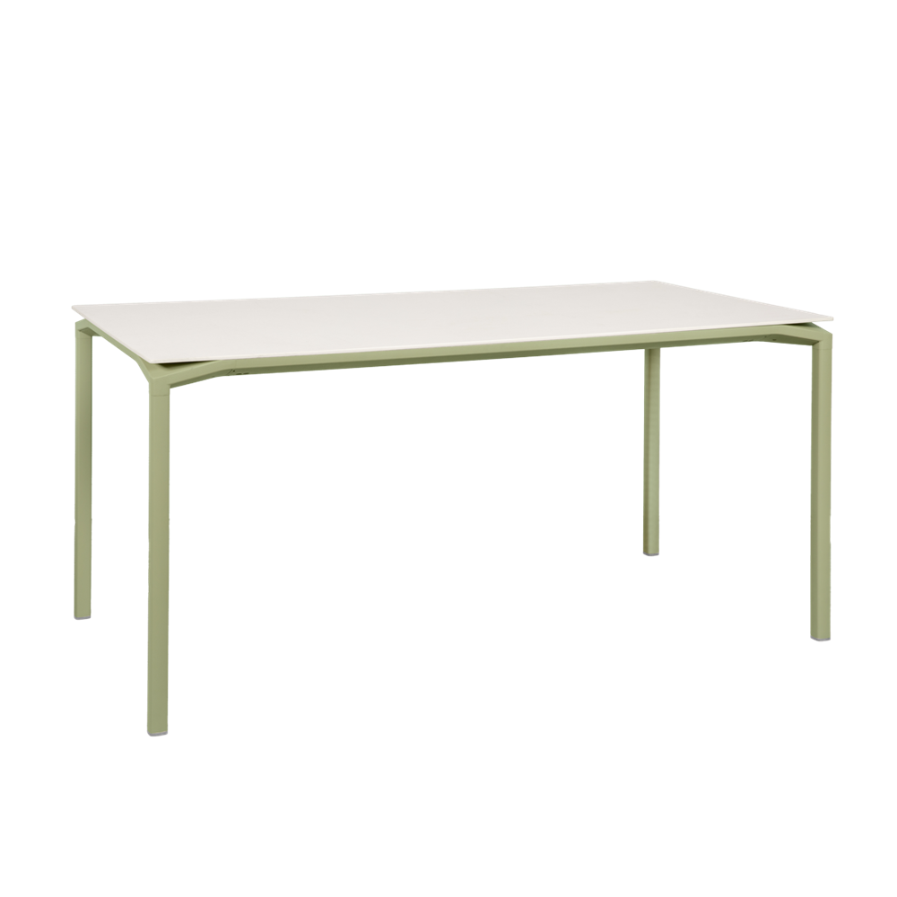 CALVI AERIS MINERAL TABLE 160 X 80 CM-WHITE/CREAM
