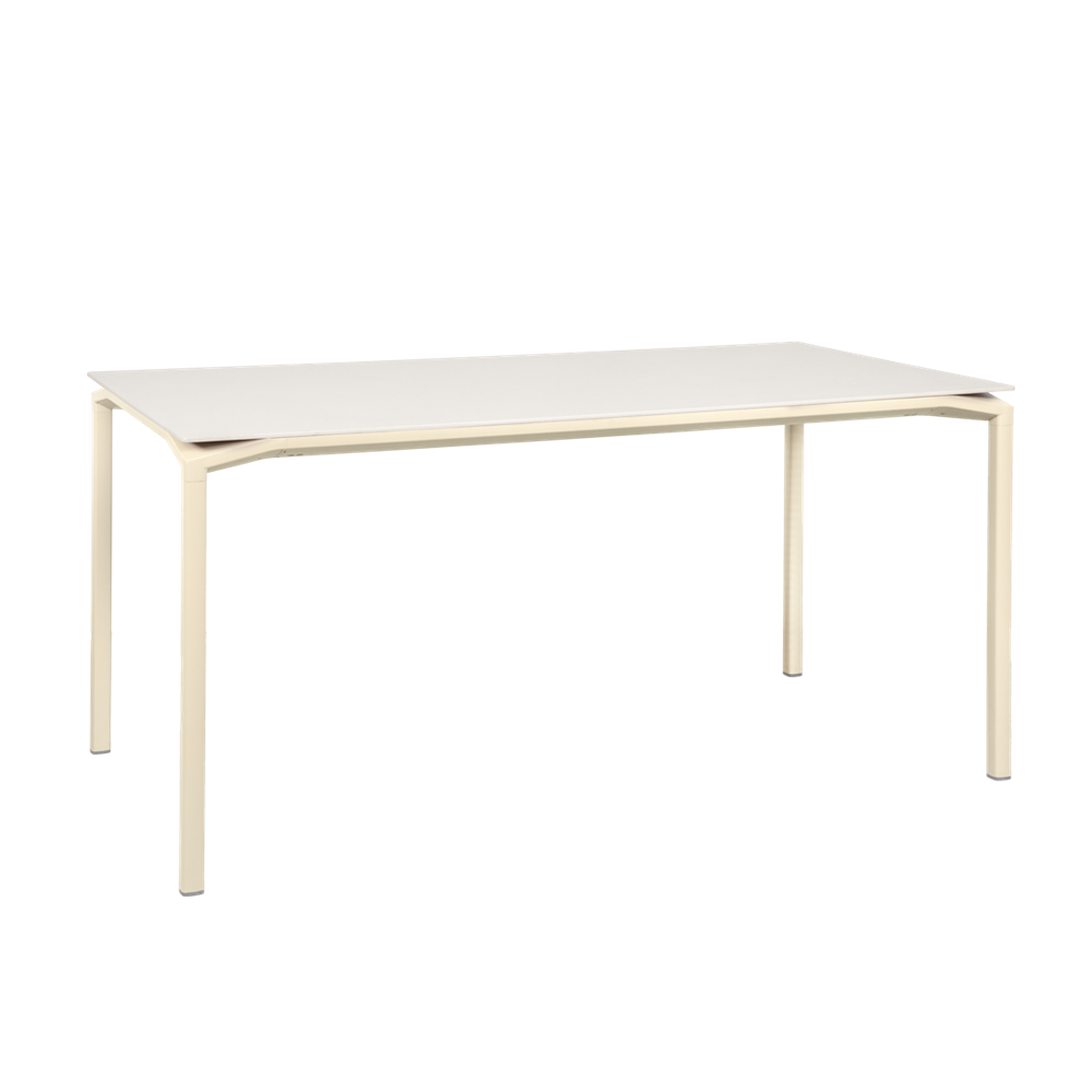 CALVI AERIS MINERAL TABLE 160 X 80 CM-WHITE/CREAM