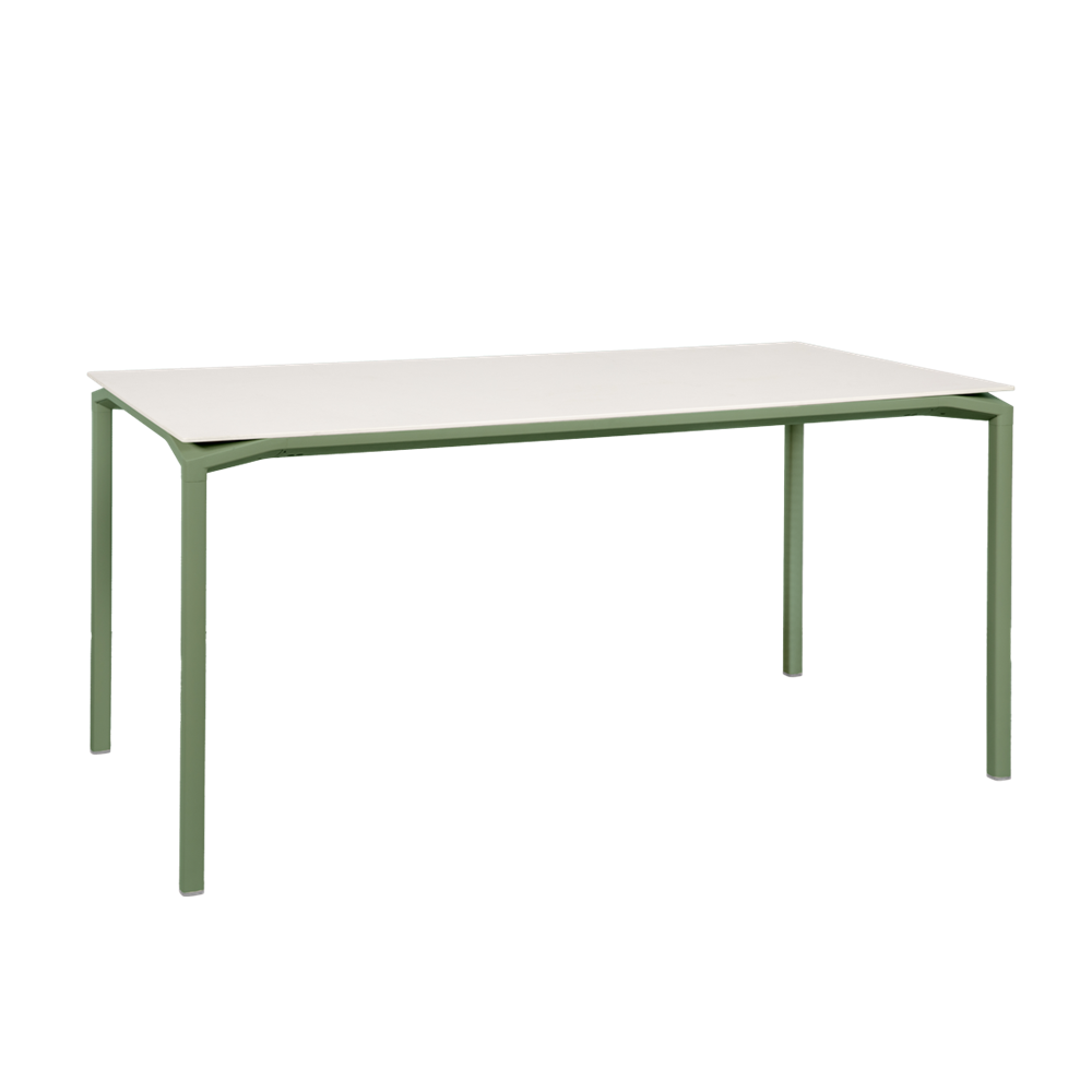CALVI AERIS MINERAL TABLE 160 X 80 CM-WHITE/CREAM