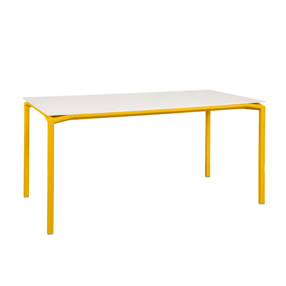 CALVI AERIS MINERAL TABLE 160 X 80 CM-WHITE/CREAM