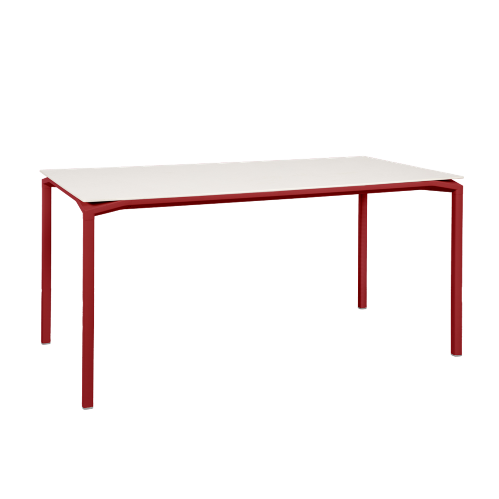 CALVI AERIS MINERAL TABLE 160 X 80 CM-WHITE/CREAM