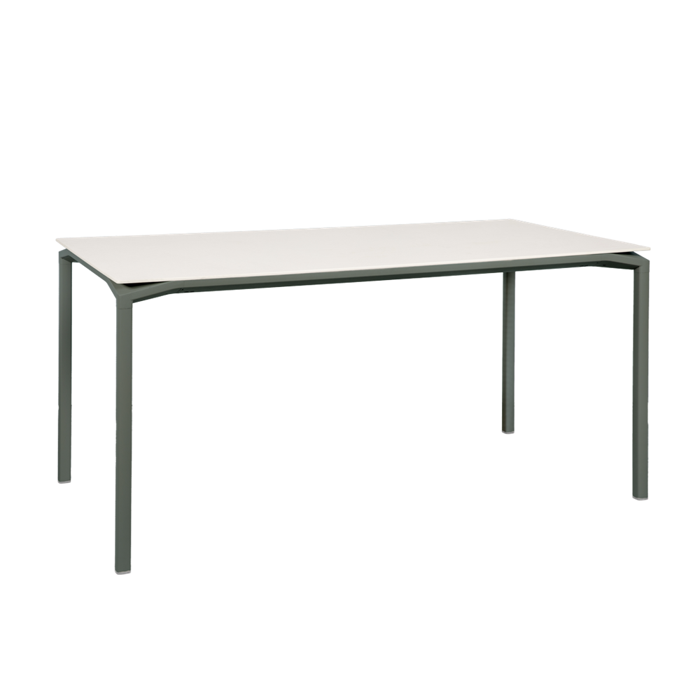 CALVI AERIS MINERAL TABLE 160 X 80 CM-WHITE/CREAM
