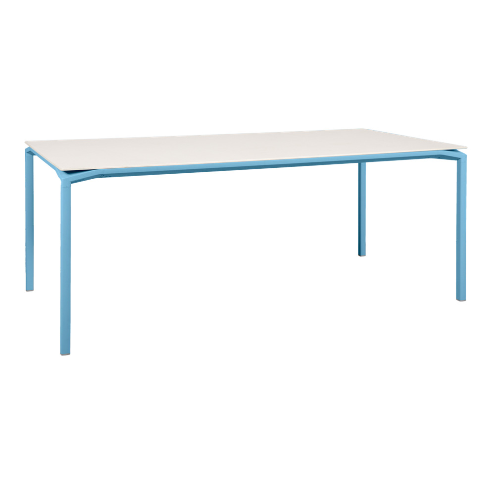 CALVI AERIS MINERAL TABLE 195 X 95 CM-WHITE/CREAM
