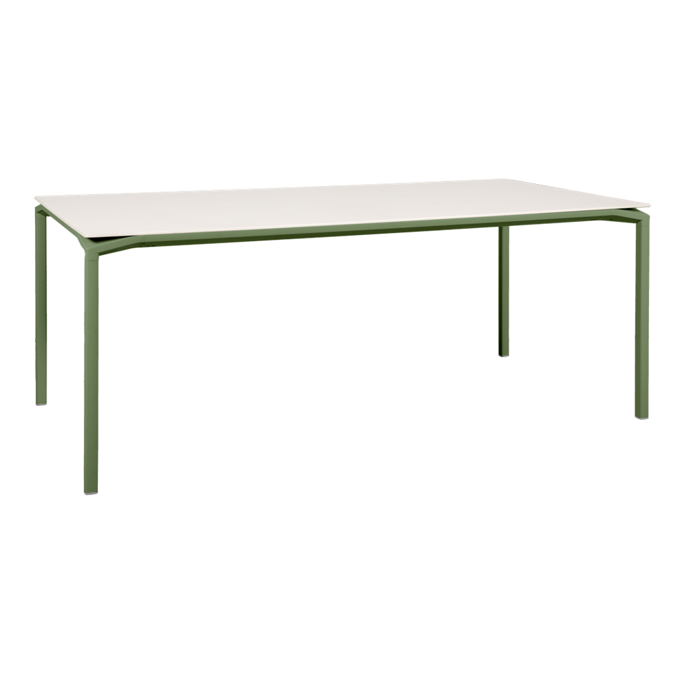 CALVI AERIS MINERAL TABLE 195 X 95 CM-WHITE/CREAM