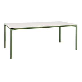 CALVI AERIS MINERAL TABLE 195 X 95 CM-WHITE/CREAM