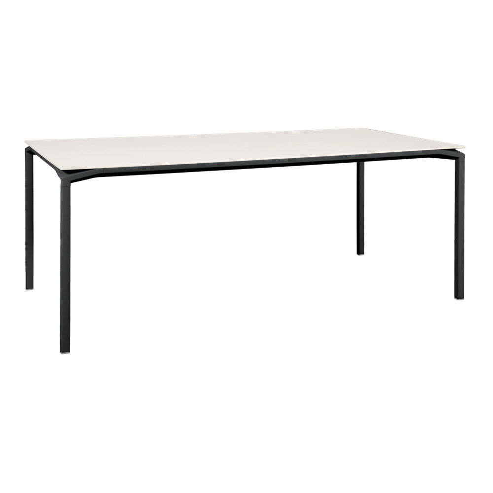 CALVI AERIS MINERAL TABLE 195 X 95 CM-WHITE/CREAM