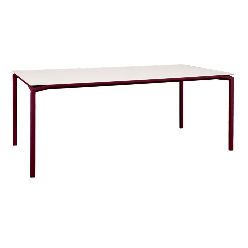 CALVI AERIS MINERAL TABLE 195 X 95 CM-WHITE/CREAM