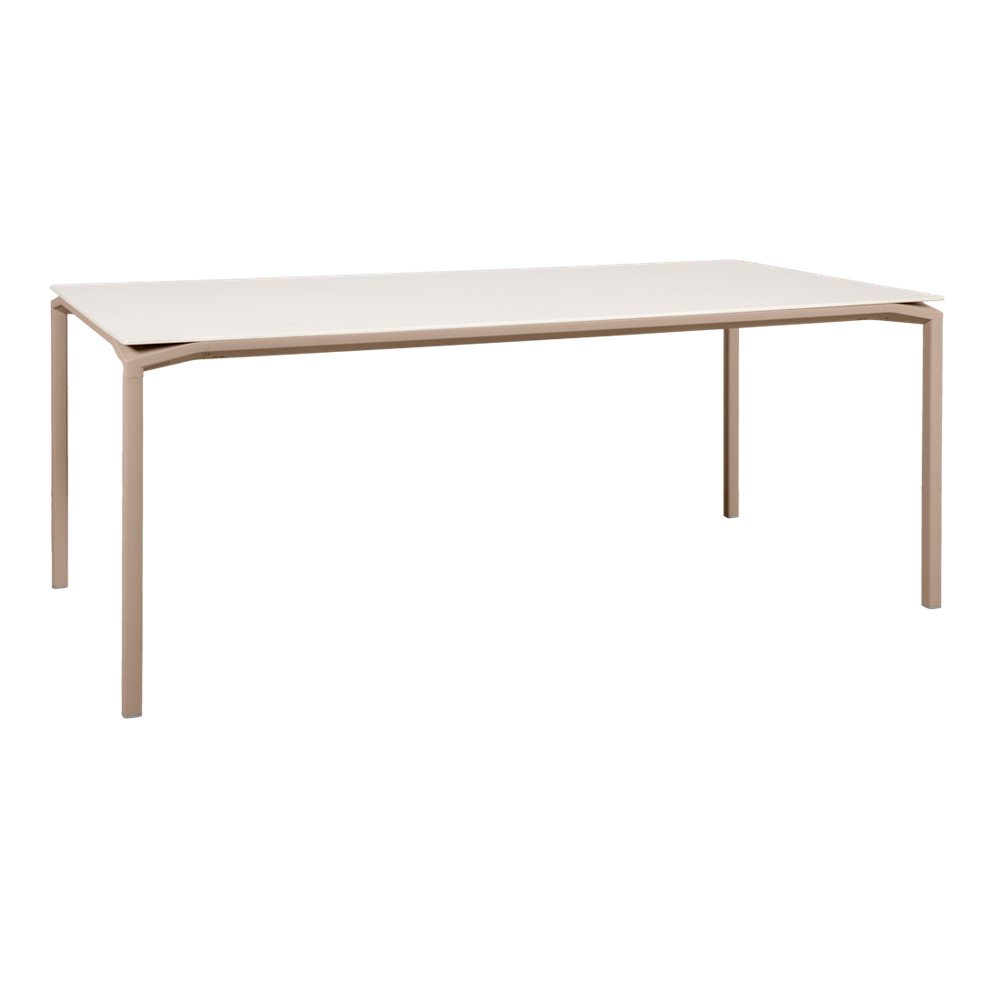 CALVI AERIS MINERAL TABLE 195 X 95 CM-WHITE/CREAM