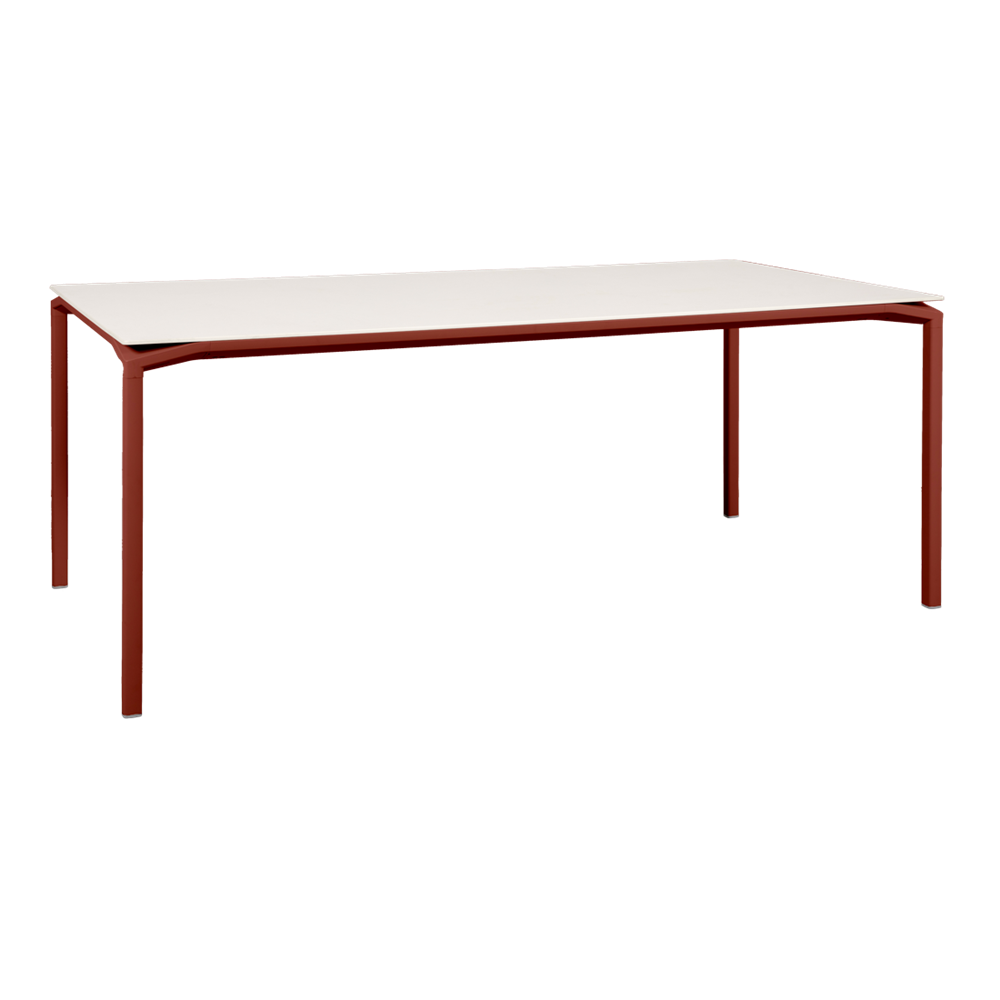 CALVI AERIS MINERAL TABLE 195 X 95 CM-WHITE/CREAM