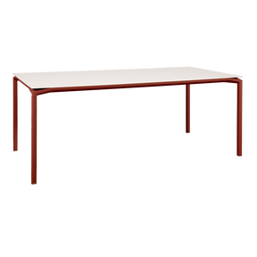 CALVI AERIS MINERAL TABLE 195 X 95 CM-WHITE/CREAM