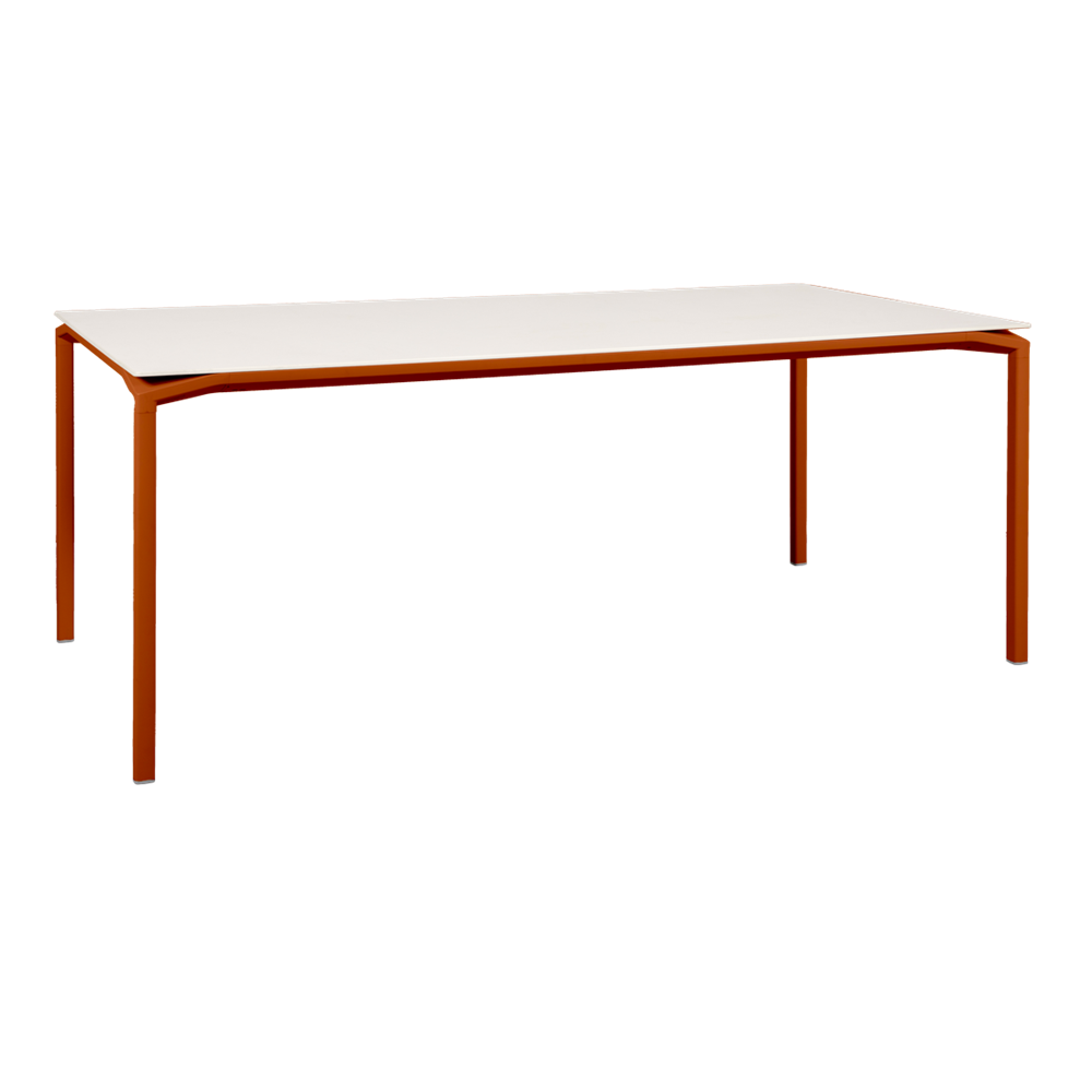 CALVI AERIS MINERAL TABLE 195 X 95 CM-WHITE/CREAM