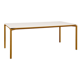 CALVI AERIS MINERAL TABLE 195 X 95 CM-WHITE/CREAM