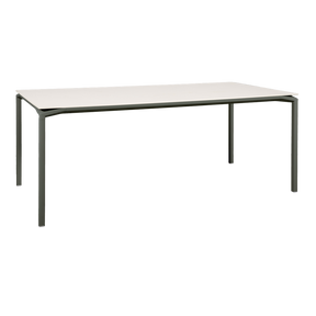 CALVI AERIS MINERAL TABLE 195 X 95 CM-WHITE/CREAM