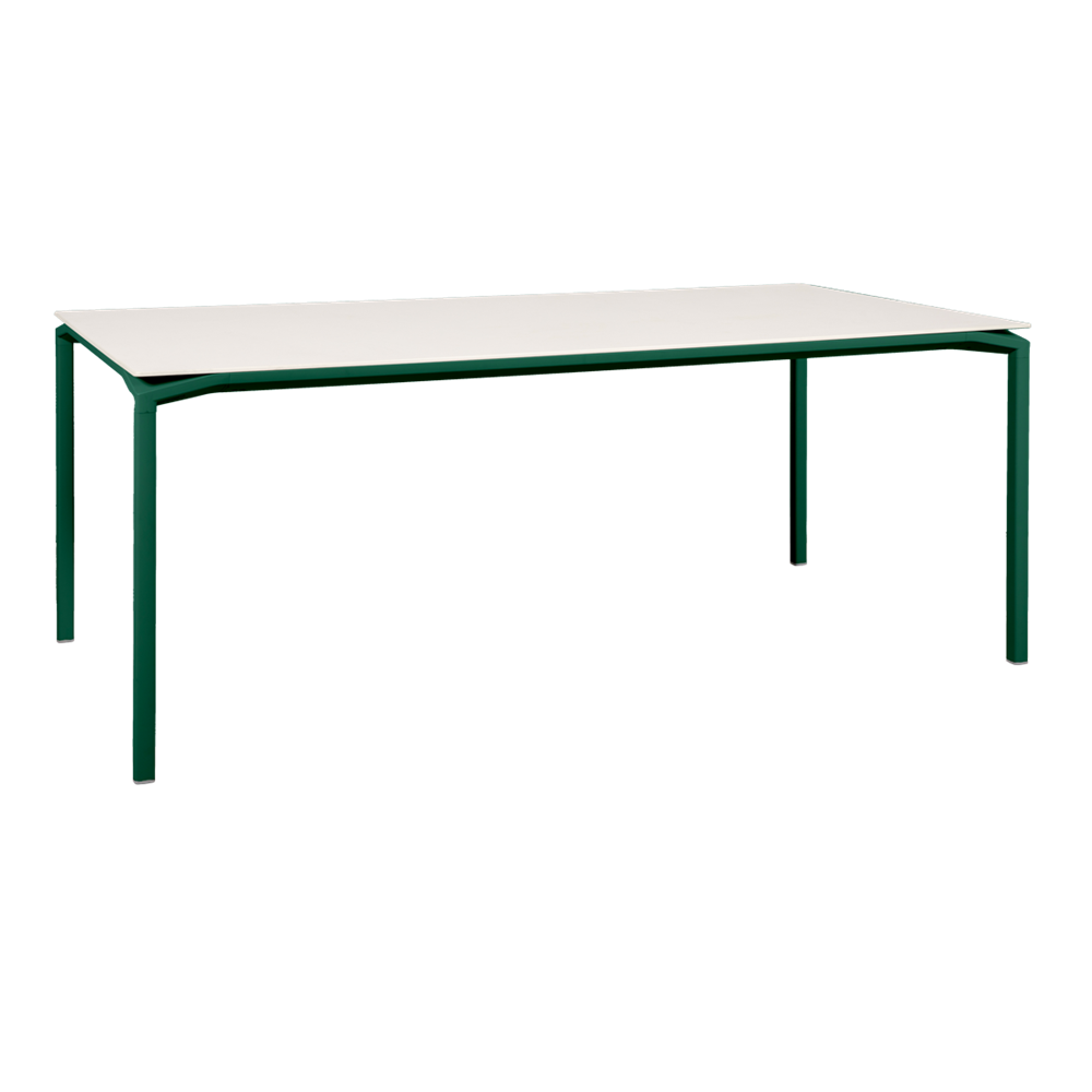 CALVI AERIS MINERAL TABLE 195 X 95 CM-WHITE/CREAM