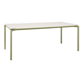 CALVI AERIS MINERAL TABLE 195 X 95 CM-WHITE/CREAM
