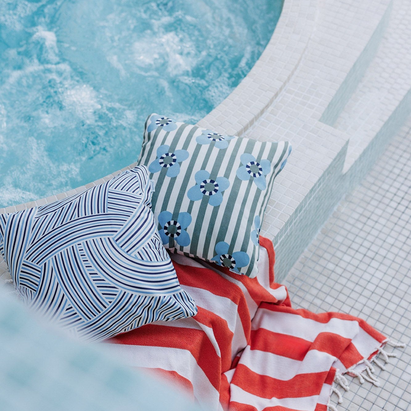 CROISIERE OUTDOOR CUSHION CORDAGE 44 X 44 CM