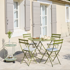 BISTRO METAL TABLE DIA 77 CM