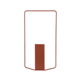 ITAC RECTANGULAR VASE