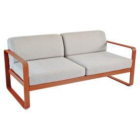 BELLEVIE 2-SEATER-FLANNEL GREY CUSHION