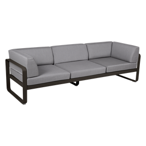 BELLEVIE 3-SEATER CLUB SOFA-FLANNEL GREY CUSHION